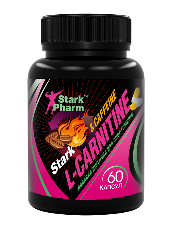 Stark L-Carnitine & Caffeine Complex 560 мг 60 капсул