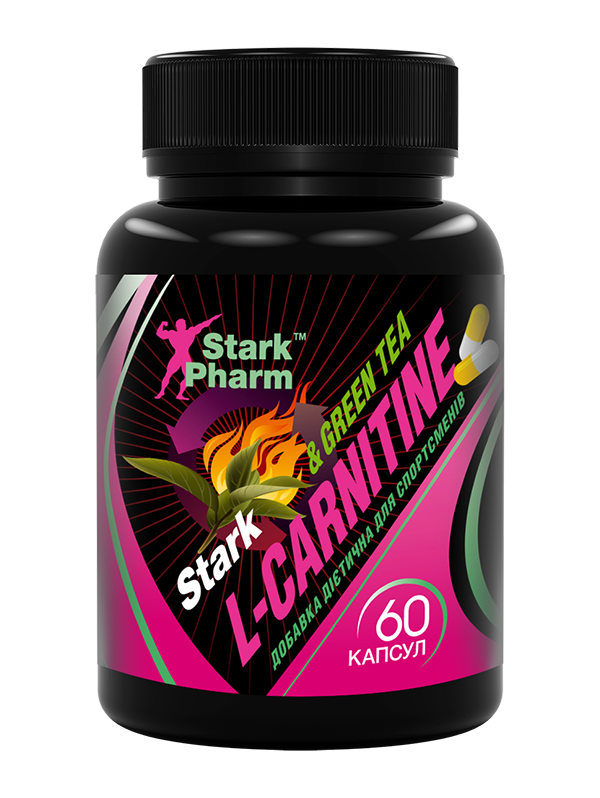 Stark L-Carnitine & Green Tea Extract 600 мг 60 капсул