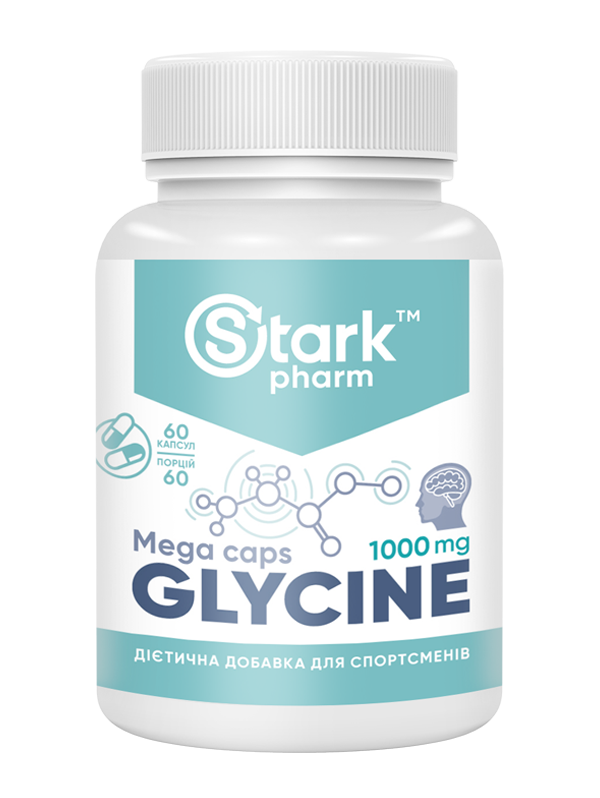 Stark Glycine Mega caps 1000 мг 60 капсул