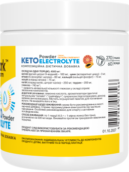 Stark Keto Electrolyte Powder 270 gramow (kompleks elektrolitów do codziennego treningu)