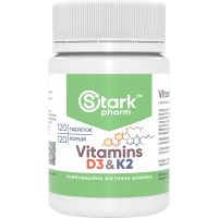 Stark Vitamin D3 & K2 120 tabletek Stark Vitamin D3 & K2 120 tabletek