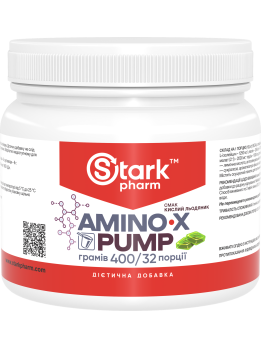 Stark Pharm Amino-X PUMP pre-workout complex 400 g with BCAA, L-arginine, citrulline malate and taurine