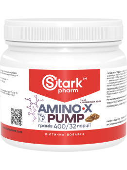 Stark Pharm Amino-X PUMP pre-workout complex 400 g with BCAA, L-arginine, citrulline malate and taurine