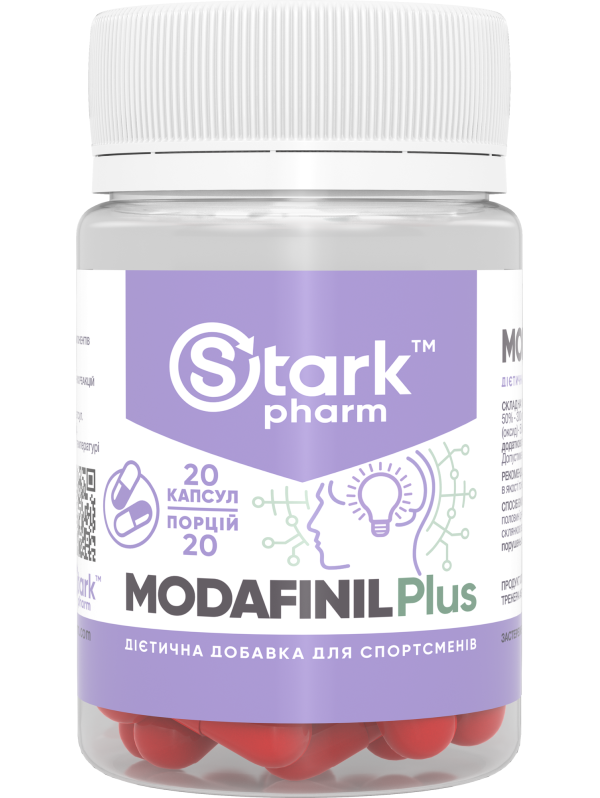 Stark Modafinil Plus 20 капсул