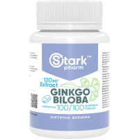 Stark Ginkgo Biloba Extract 120 мг 100 таблеток (гинкго билоба, антиоксидант, поддержка когнитивной активности) Stark Ginkgo Biloba Extract 120 мг 100 таблеток (гинкго билоба, антиоксидант, поддержка когнитивной активности)