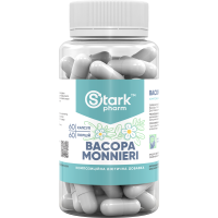 Stark Bacopa Monnieri 500 мг 60 капсул (бакопа монье, поддержание когнитивной активности) Stark Bacopa Monnieri 500 мг 60 капсул (бакопа монье, поддержание когнитивной активности)