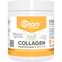 Stark Collagen Hydrolyzed & Biotin 300 kapsułek (kolagen, biotyna) Stark Collagen Hydrolyzed & Biotin 300 kapsułek (kolagen, biotyna)