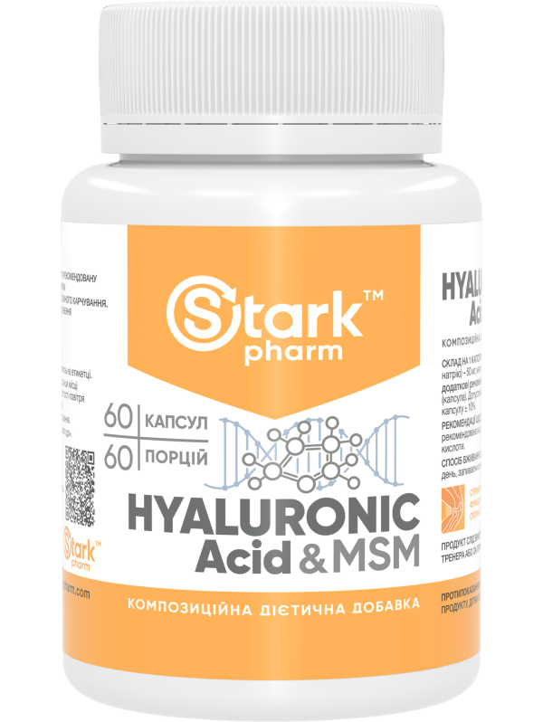 Stark Hyaluronic Acid & MSM 50 mg 60 capsules