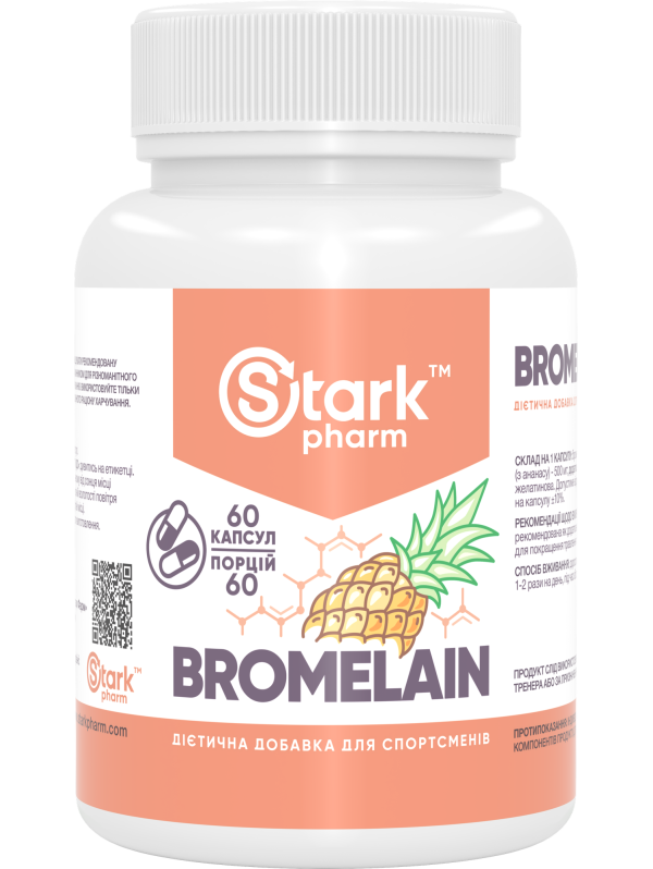 Stark Bromelain 300 мг 60 капсул (2400 GDU/g)
