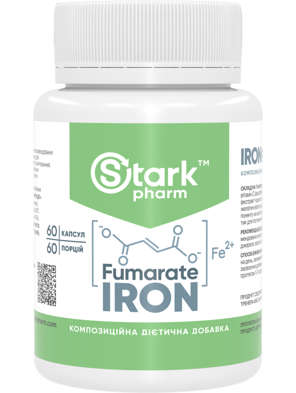 Stark Iron Fumarate 50 mg 60 kapsułek