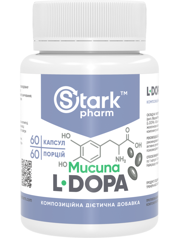 Stark L-Dopa Mucuna 400 мг 60 капсул