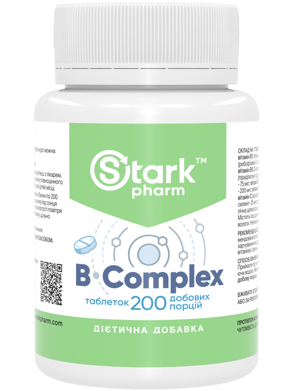 Stark B-Complex 200 таблеток (нейропротектор, підтримка нервової системи)