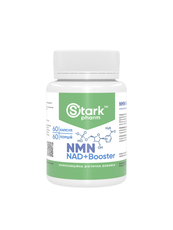 Stark NMN NAD + Booster (Nicotinamide Mononucleotide) 250 мг 60 капсул