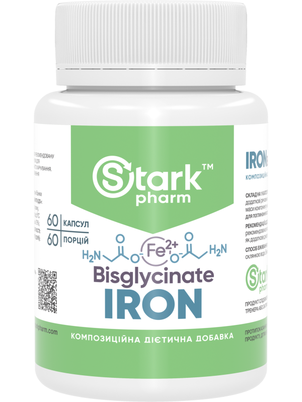 Stark Iron Bisglycinate 36 мг 60 капсул
