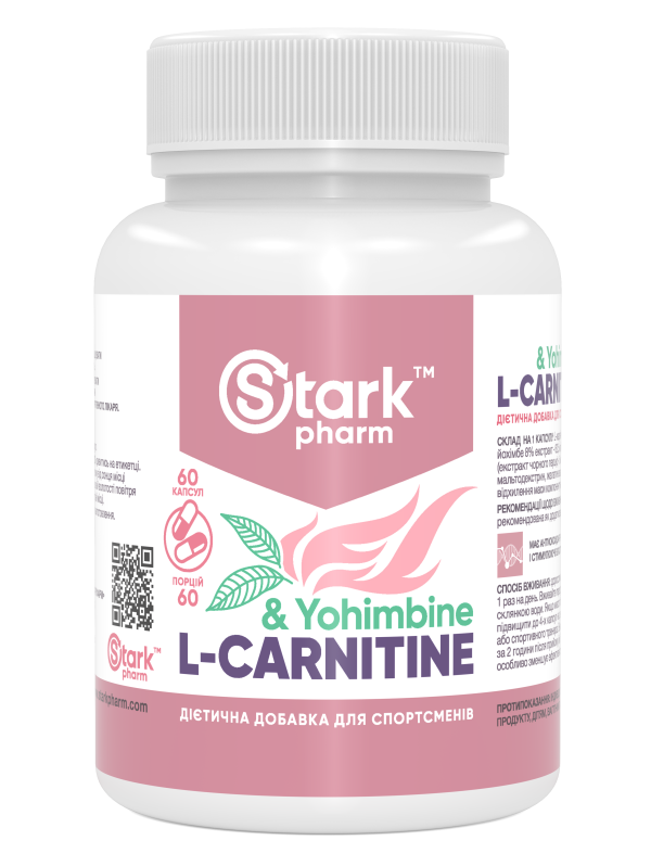 Stark L-Carnitine & Yohimbine 60 капсул