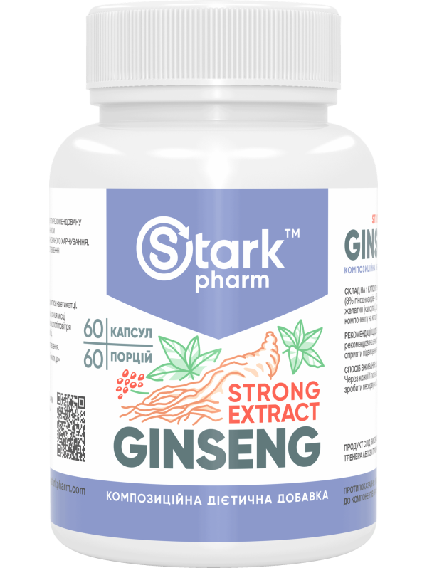 Stark Ginseng Strong Extract 60 капсул