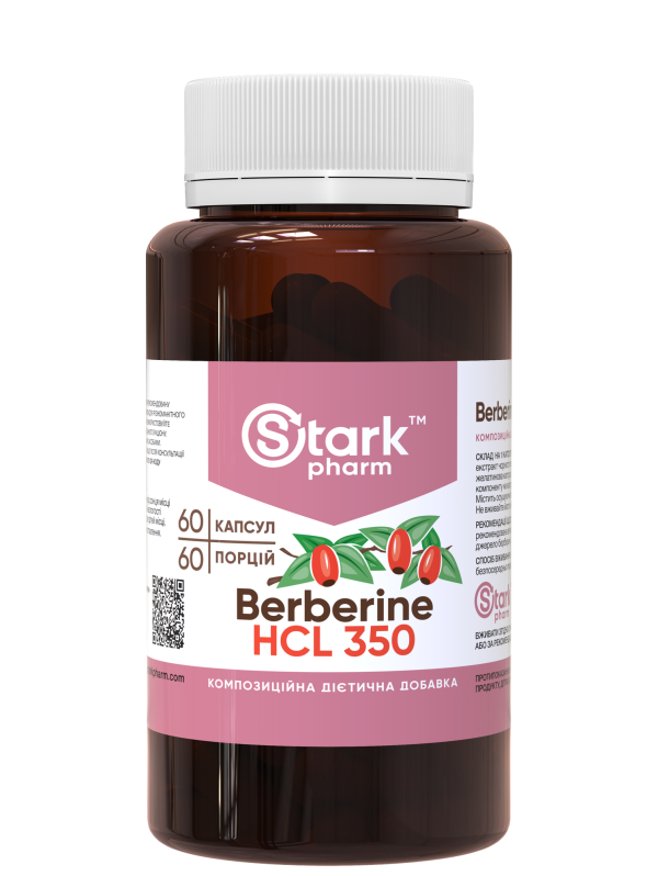 Stark Berberine HCL 350 мг 60 капсул