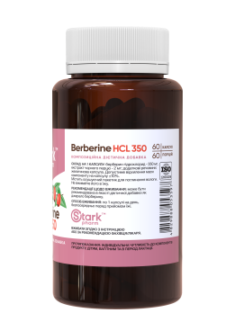 Stark Berberine HCL 350 мг 60 капсул Stark Berberine HCL 350 мг 60 капсул