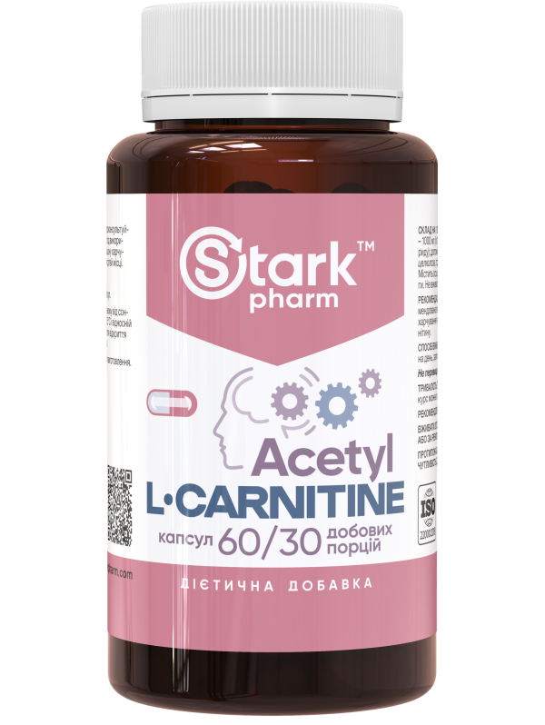 Stark Acetyl L-karnityna 500 mg 60 kapsułek