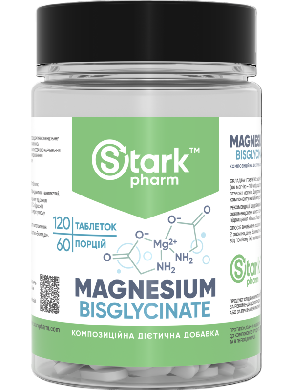 Stark Magnesium Bis-Glycinate 120 таблеток