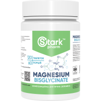 Stark Magnesium Bis-Glycinate 120 таблеток (магний бисглицинат)