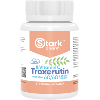Stark Troxerutin & Vitamin C 60 tabletek (trokserutyna, witamina C, przeciwutleniacz) Stark Troxerutin & Vitamin C 60 tabletek (trokserutyna, witamina C, przeciwutleniacz)