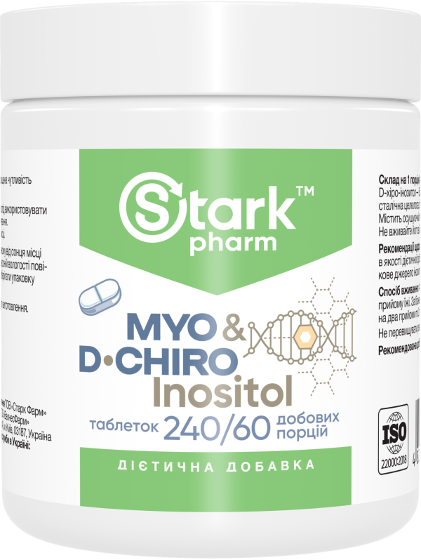 Stark Myo & D-Chiro Inositol 240 таблеток – мио-инозитол и D-хиро-инозитол Stark Pharm