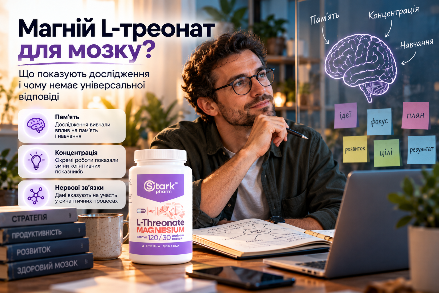 Магній L-треонат — дозування на етикетці, елементарний магній та дані досліджень
