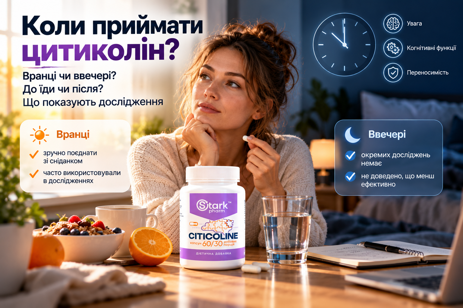 Цитиколін і переносимість — побічні реакції, безпека та рекомендації щодо прийому